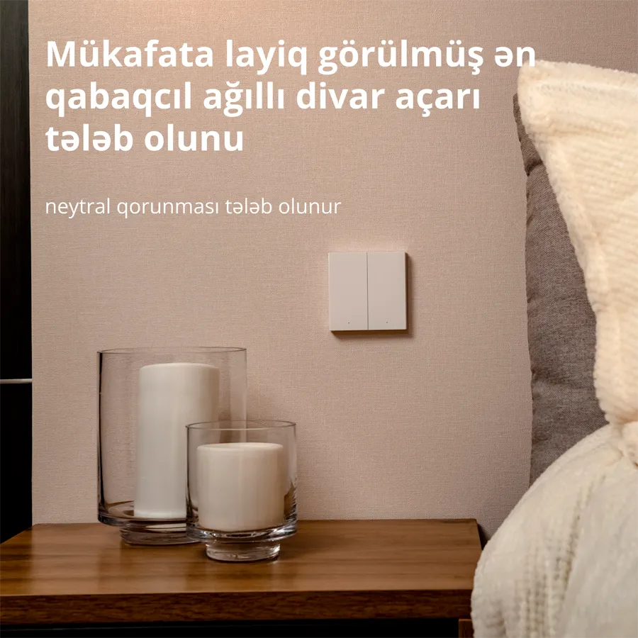 Aqara Smart Wall Switch H1 (with neutral, double rocker): Model: WS-EUK04; SKU: AK074EUW01 Slika 9