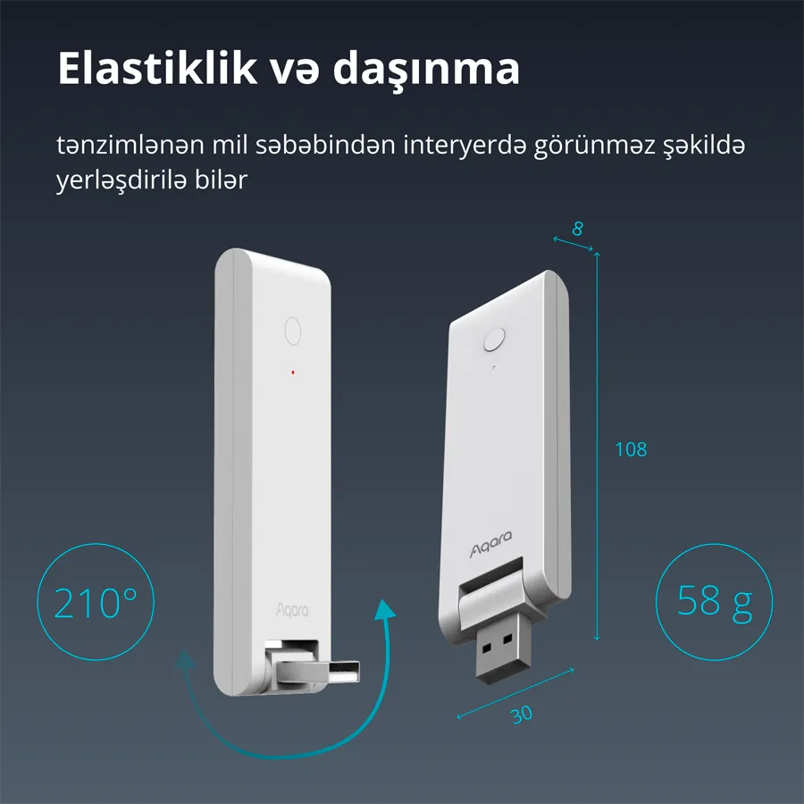 Aqara Hub E1: Model No: HE1-G01; SKU: AG022GLW01 Slika 20