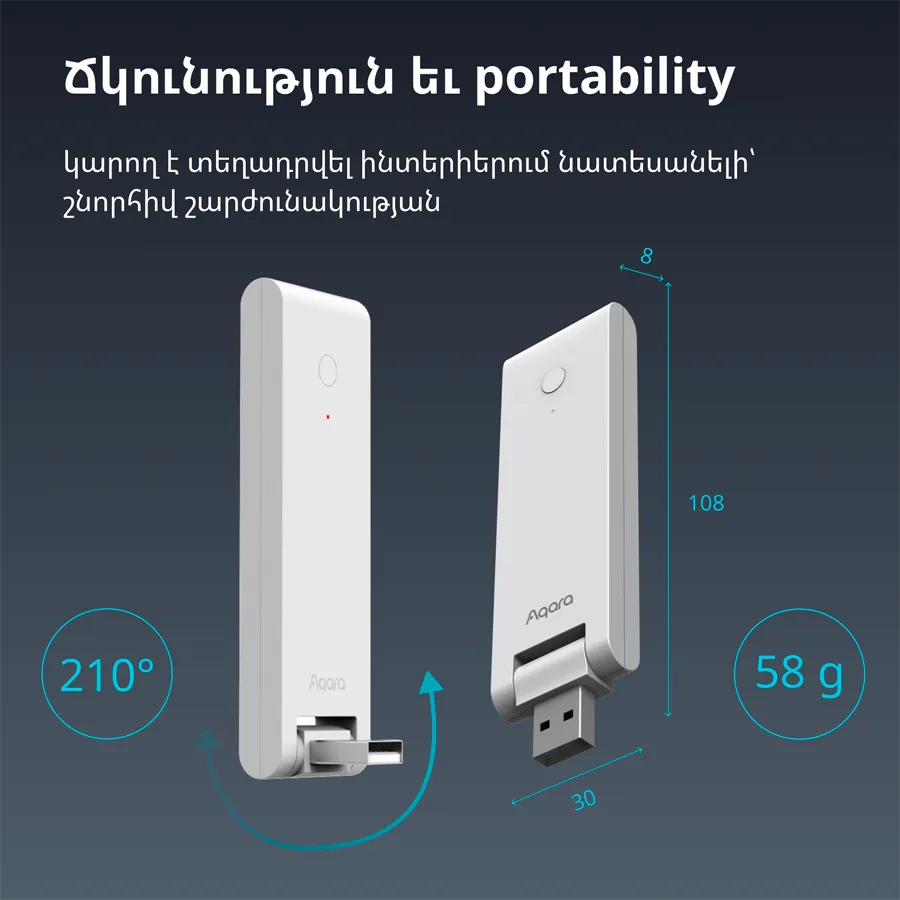 Aqara Hub E1: Model No: HE1-G01; SKU: AG022GLW01 Slika 23