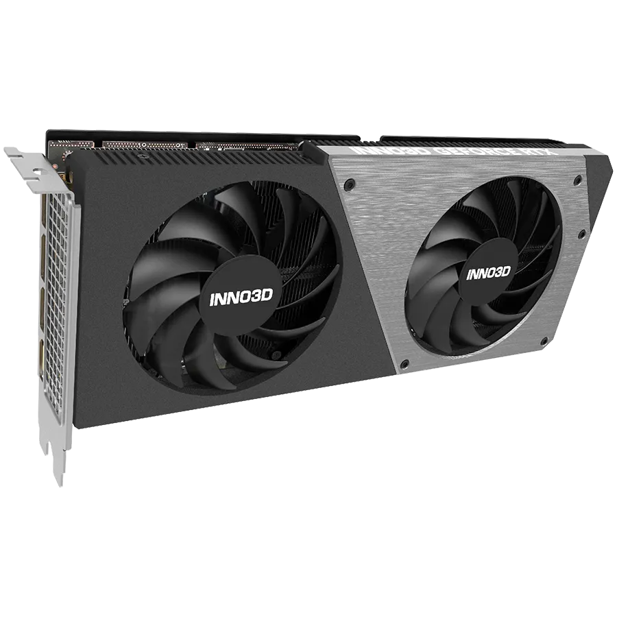 INNO3D Video Card INNO3D GEFORCE RTX 4060 Ti 16GB TWIN X2 OC (2595MHz/ 18Gbps) / 16GB GDDR6 / 128-bit   / DP+DP+DP+HDMI / VA55N / AD1066780 Slika 2