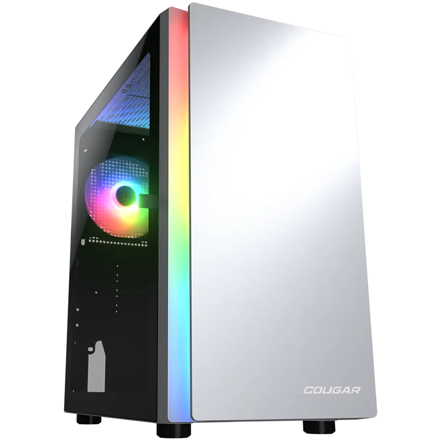 COUGAR PURITY RGB PC Case, Mini Tower, White Slika 1