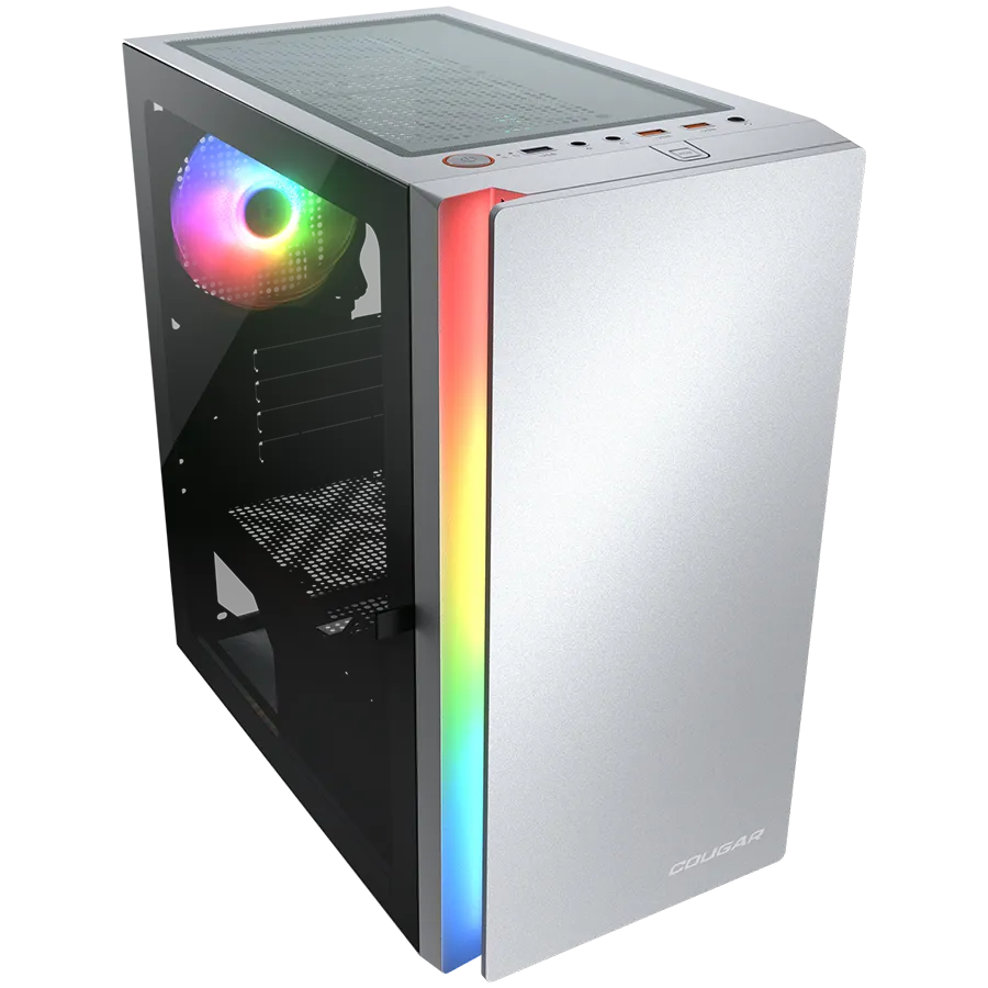 COUGAR PURITY RGB PC Case, Mini Tower, White Slika 3