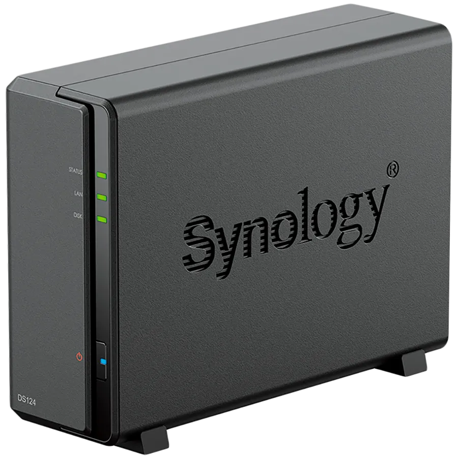 Synology DiskStation DS124 1-Bay NAS, CPU 4-core 1.7 GHz, 1 GB DDR4, 1 x 1Gbe LAN, 2 x USB 3.2 Slika 2