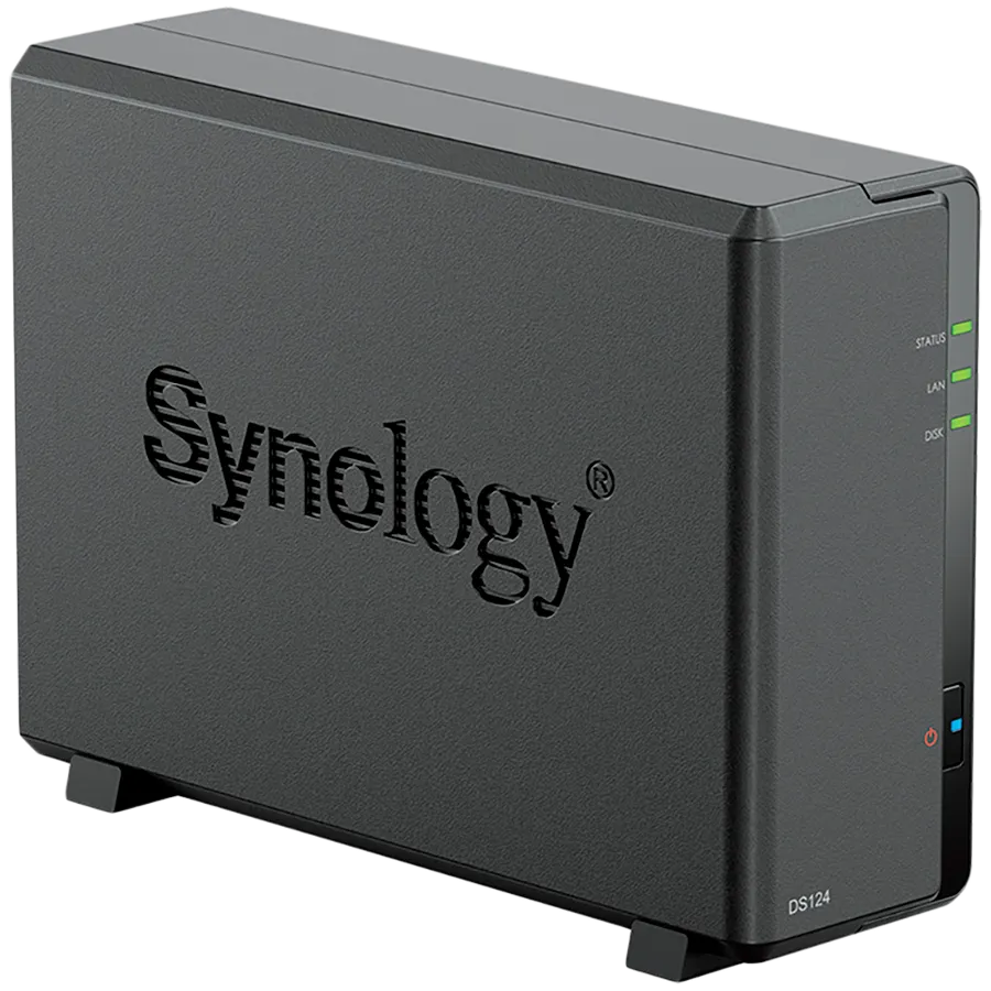 Synology DiskStation DS124 1-Bay NAS, CPU 4-core 1.7 GHz, 1 GB DDR4, 1 x 1Gbe LAN, 2 x USB 3.2 Slika 3