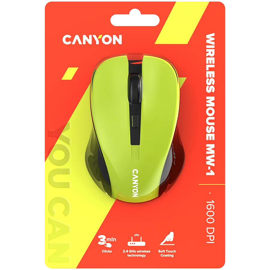 CANYON mouse MW-1 Wireless Yellow Slika 6