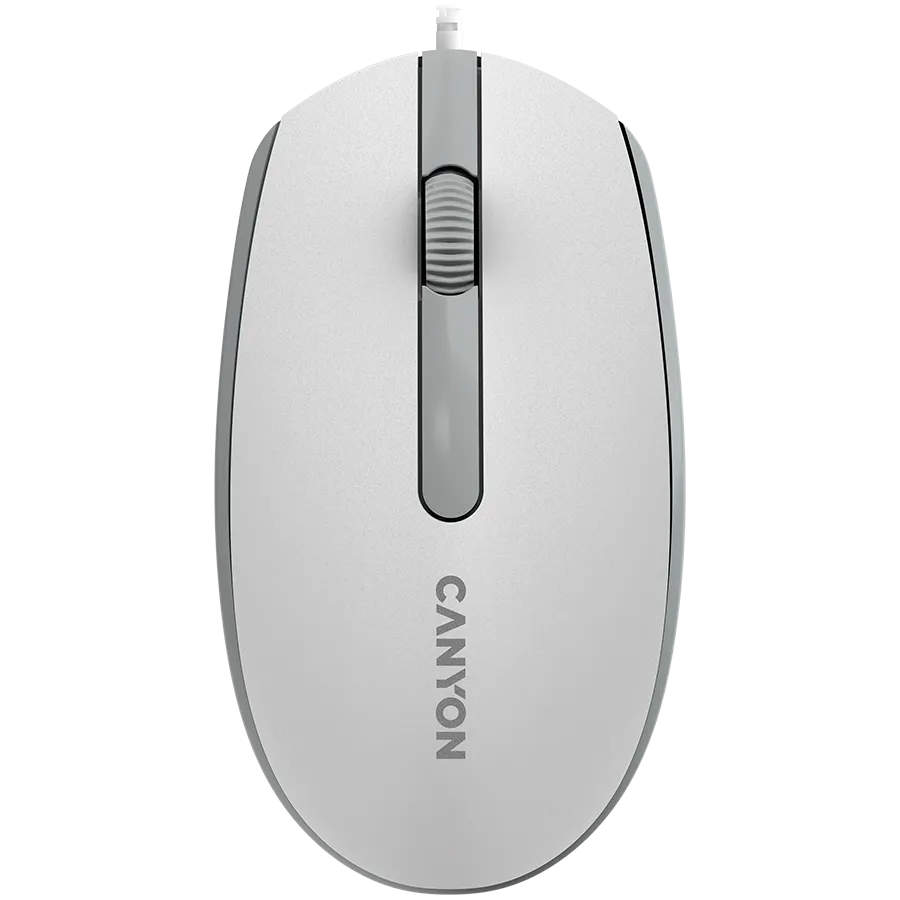 CANYON mouse M-10 Wired White Grey Slika 1