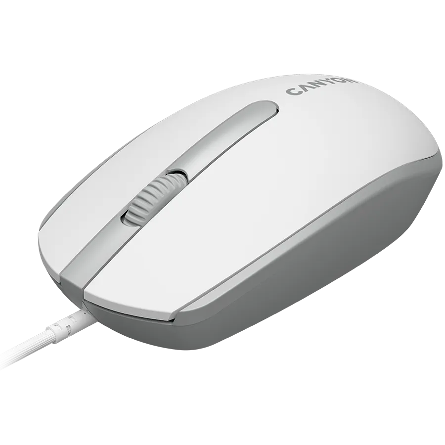 CANYON mouse M-10 Wired White Grey Slika 2