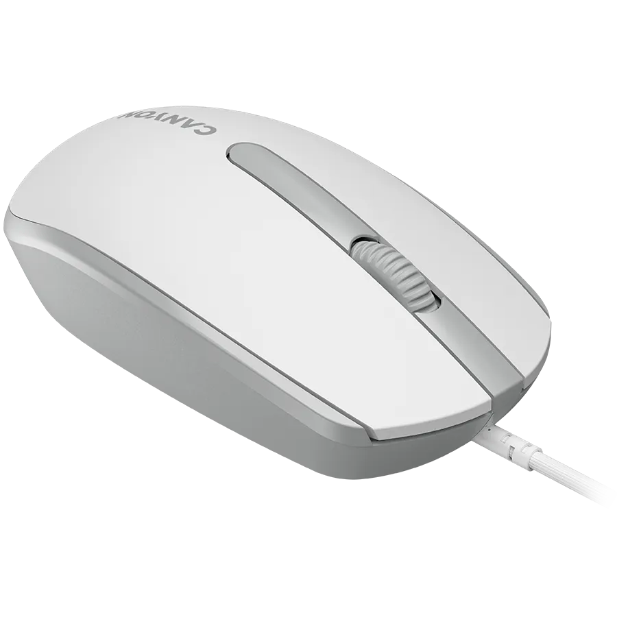 CANYON mouse M-10 Wired White Grey Slika 3