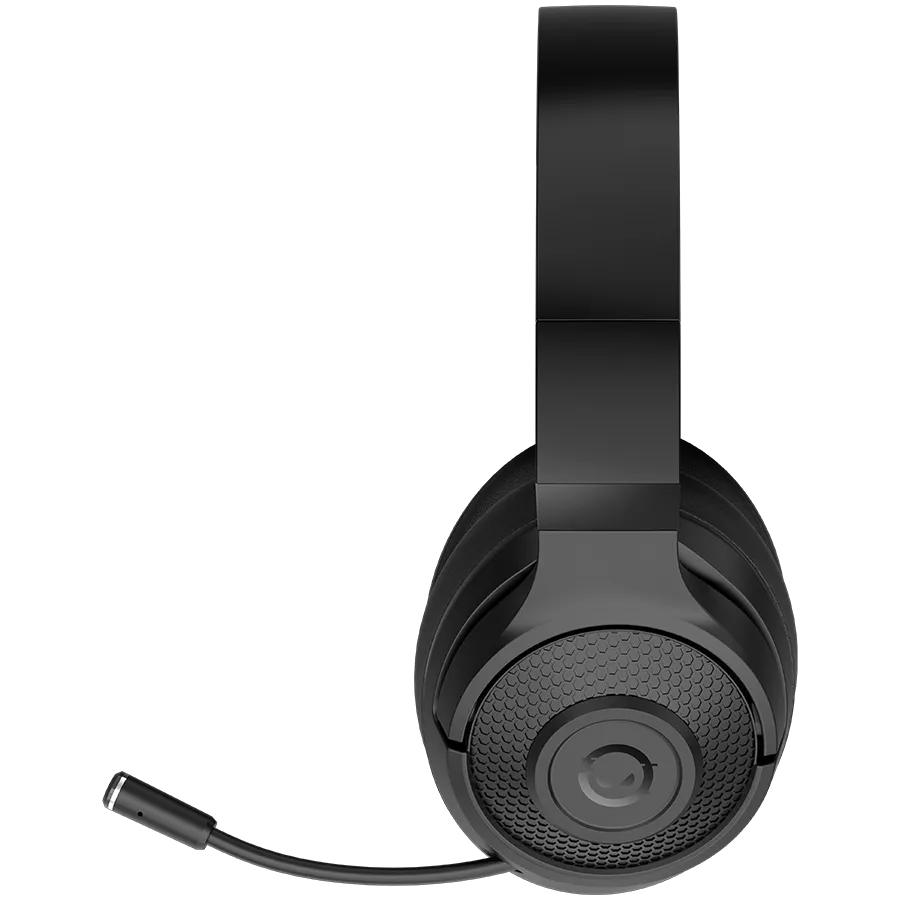 LORGAR Noah 500, Wireless Gaming headset with microphone, JL7006, BT 5.3, battery life up to 58 h (1000mAh), USB (C) charging cable (0.8m), 3.5 mm AUX cable (1.5m), size: 195*185*80mm, 0.24kg, black Slika 2