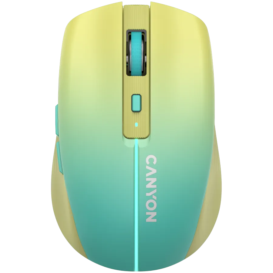 CANYON mouse MW-44  Wireless Charge Yellow Blue Slika 1