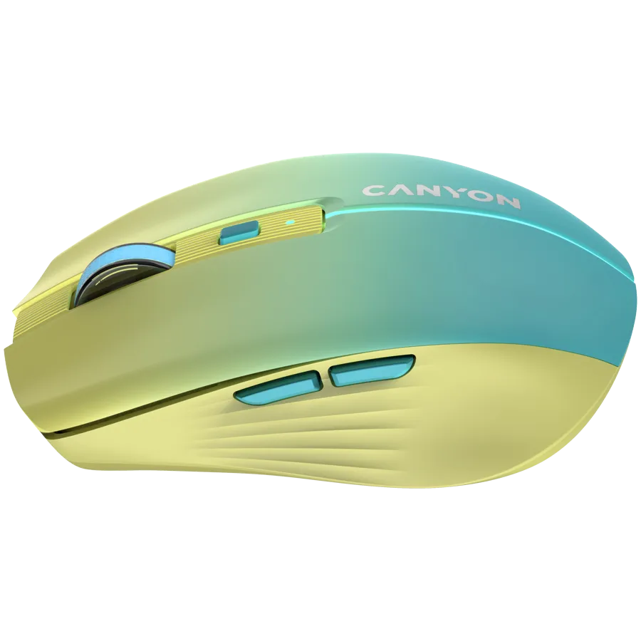 CANYON mouse MW-44  Wireless Charge Yellow Blue Slika 2