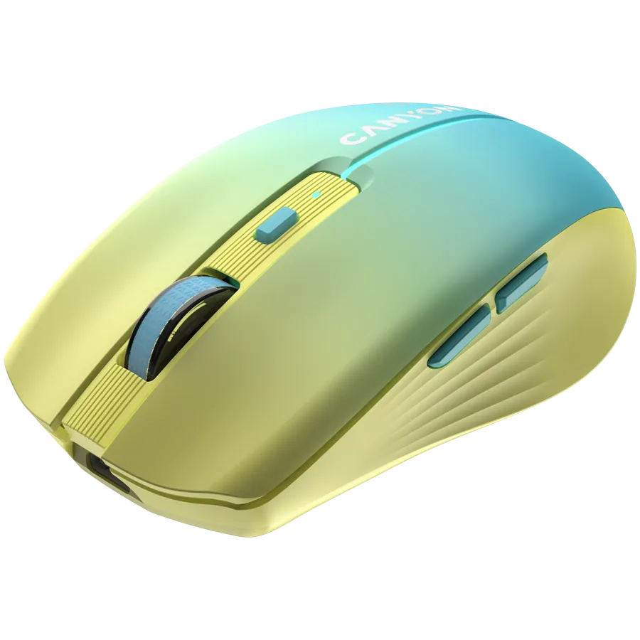 CANYON mouse MW-44  Wireless Charge Yellow Blue Slika 4