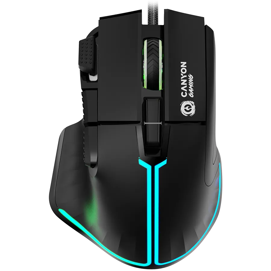 CANYON mouse Fortnax GM-636 RGB 9buttons Wired Black Slika 1