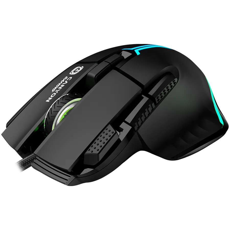 CANYON mouse Fortnax GM-636 RGB 9buttons Wired Black Slika 3