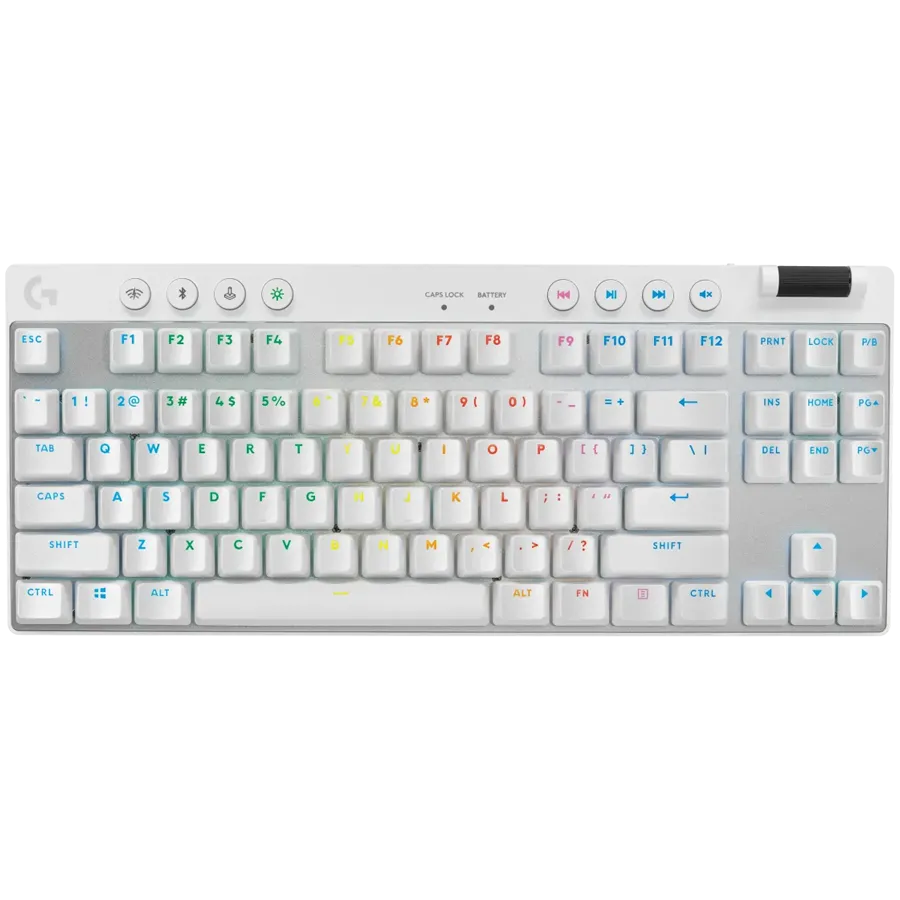 LOGITECH G PRO X TKL LIGHTSPEED Mechanical Gaming Keyboard - WHITE - US INT'L - TACTILE Slika 1