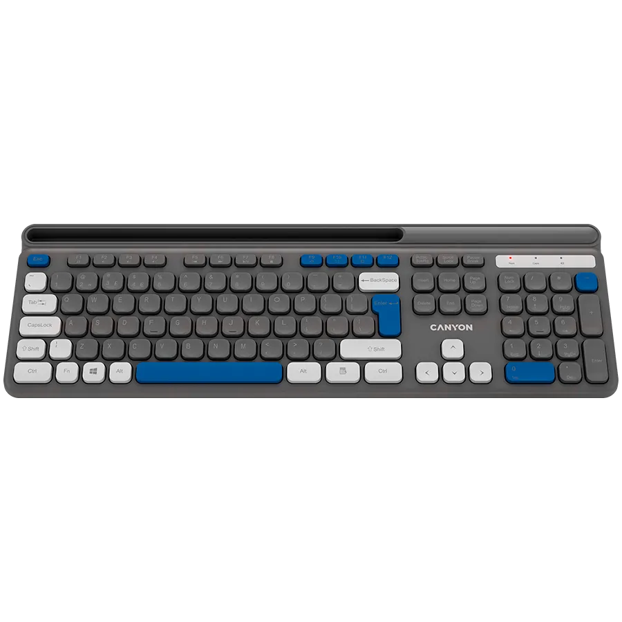 CANYON keyboard HKB-W03 EN AAA Wireless Grey Slika 2