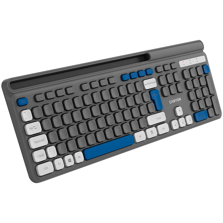 CANYON keyboard HKB-W03 EN AAA Wireless Grey Slika 4