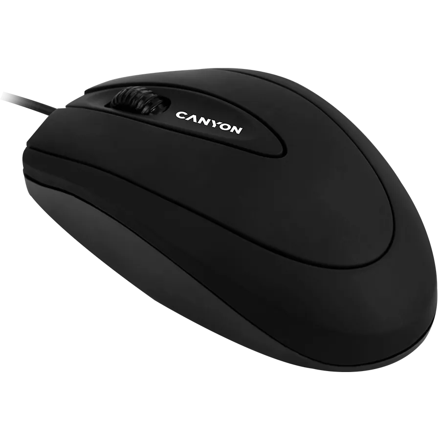 CANYON mouse CM-1 Wired Black Slika 2