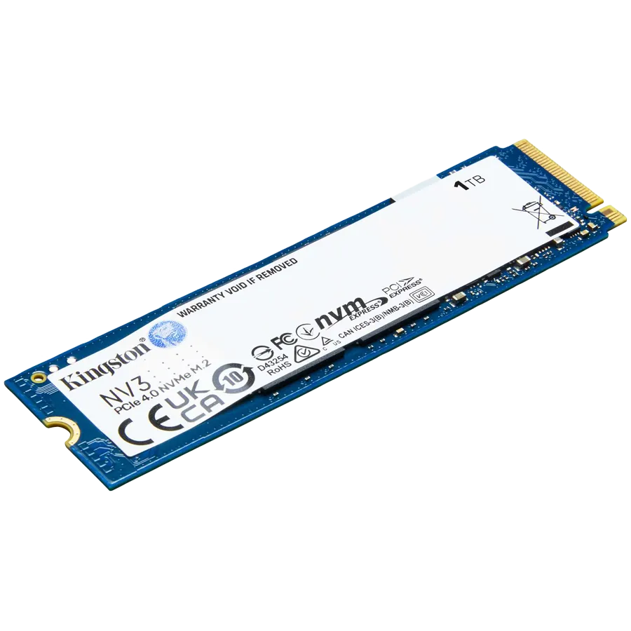 Kingston 1TB NV3 SSD M.2 2280 PCIe 4.0 NVMe, Read: 6,000/ Write: 4,000MB/s Slika 2