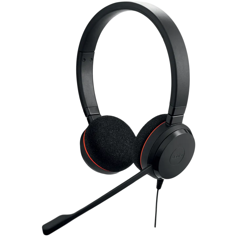 JABRA EVOLVE 20 UC Stereo USB Headband, Noise cancelling, USB connector, with mute-button and volume control on the cord, with foam ear cushion Slika 1