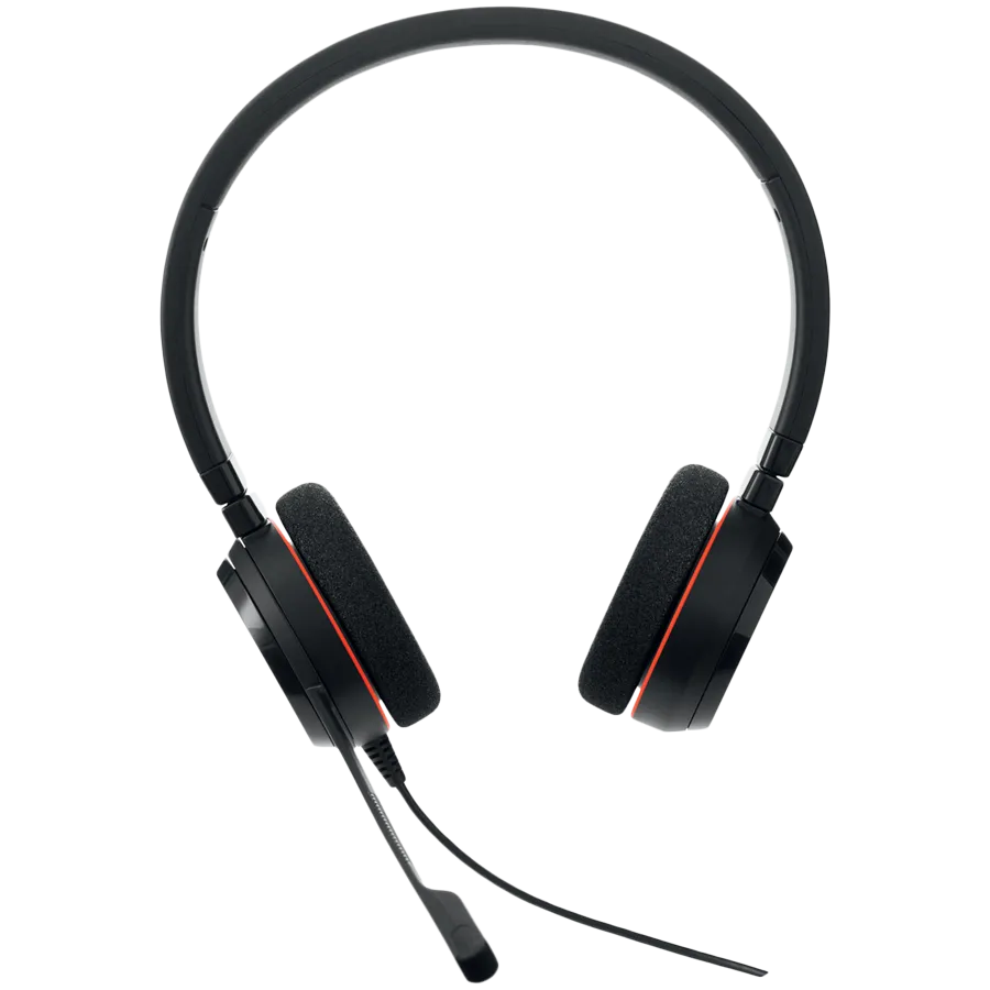 JABRA EVOLVE 20 UC Stereo USB Headband, Noise cancelling, USB connector, with mute-button and volume control on the cord, with foam ear cushion Slika 2