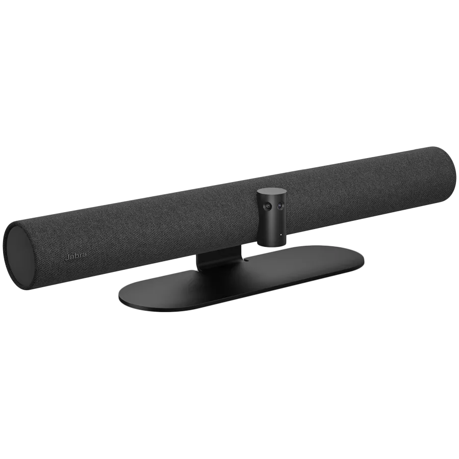 JABRA PanaCast 50, EMEA, Black; 180° Field of View, Real-time Whiteboard Streaming, Plug-and-play, Optimized for all leading UC platforms, incl Microsoft Teams,Zoom,Google Meet, Safety Capacity and Room Usage Insights+Virtual Director intelligently Slika 1