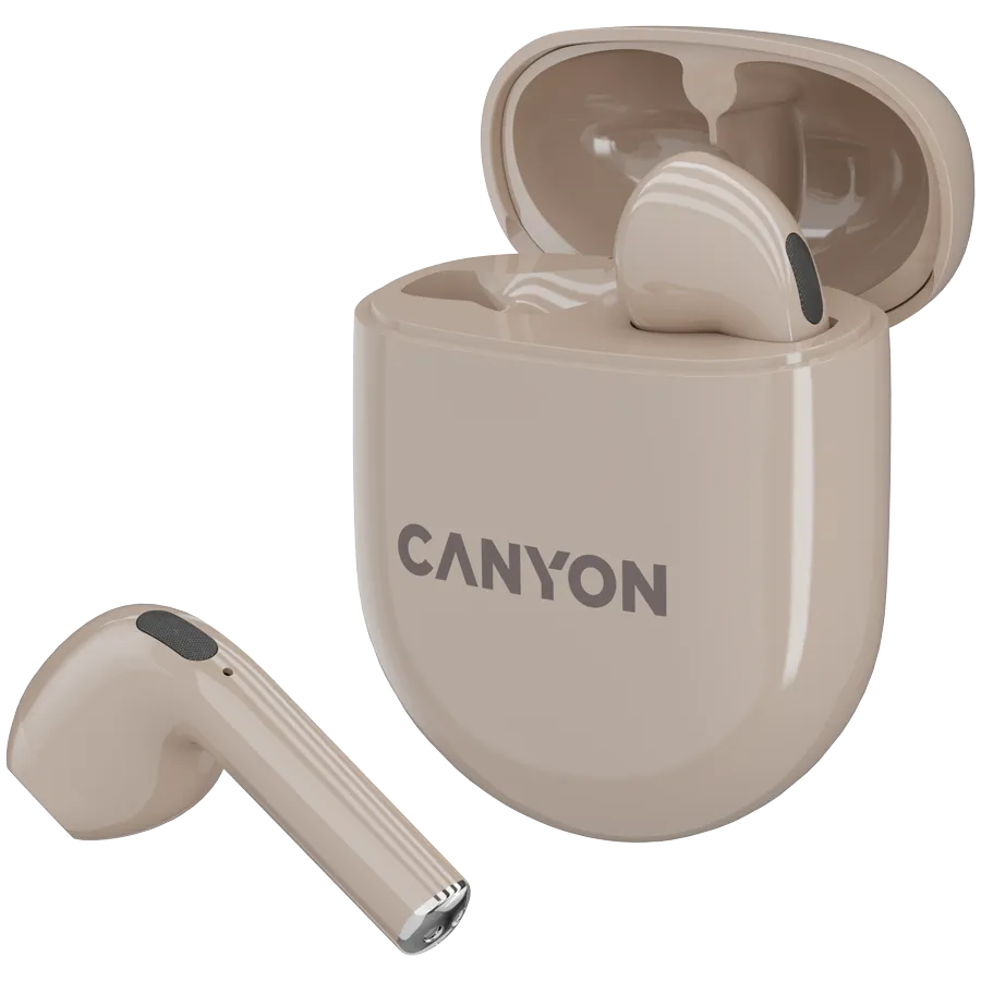 CANYON headset TWS-6 Beige Slika 3