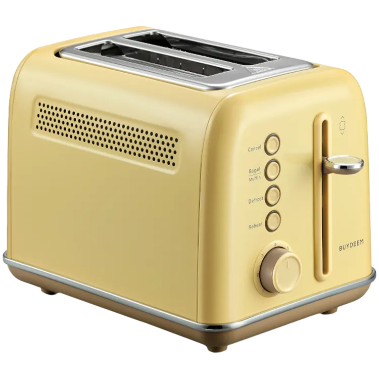 BUYDEEM 2 Slice Toaster, model DT620E, color Mellow Yellow, EU Slika 1