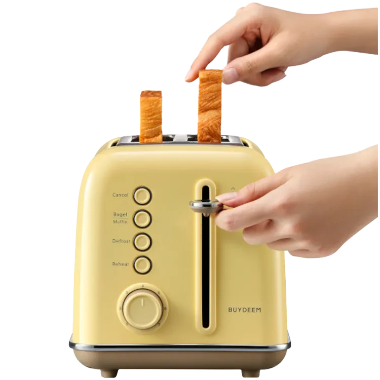 BUYDEEM 2 Slice Toaster, model DT620E, color Mellow Yellow, EU Slika 4