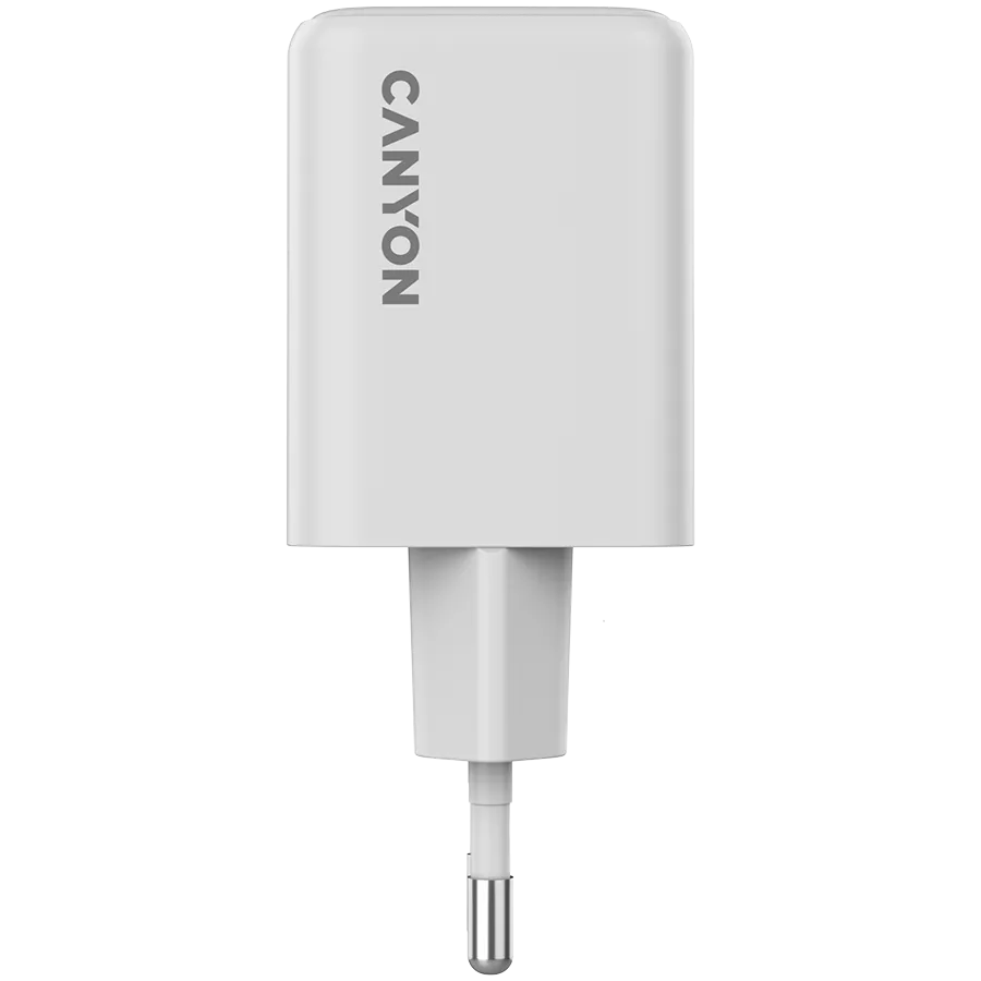 CANYON charger CU45AC GaN 45W 1xPD 1xQC EU White Slika 2