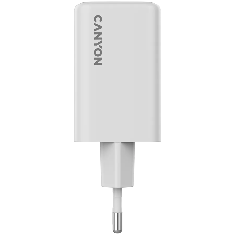 CANYON charger CU65ACC GaN 65W 2xPD 1xQC EU White Slika 2