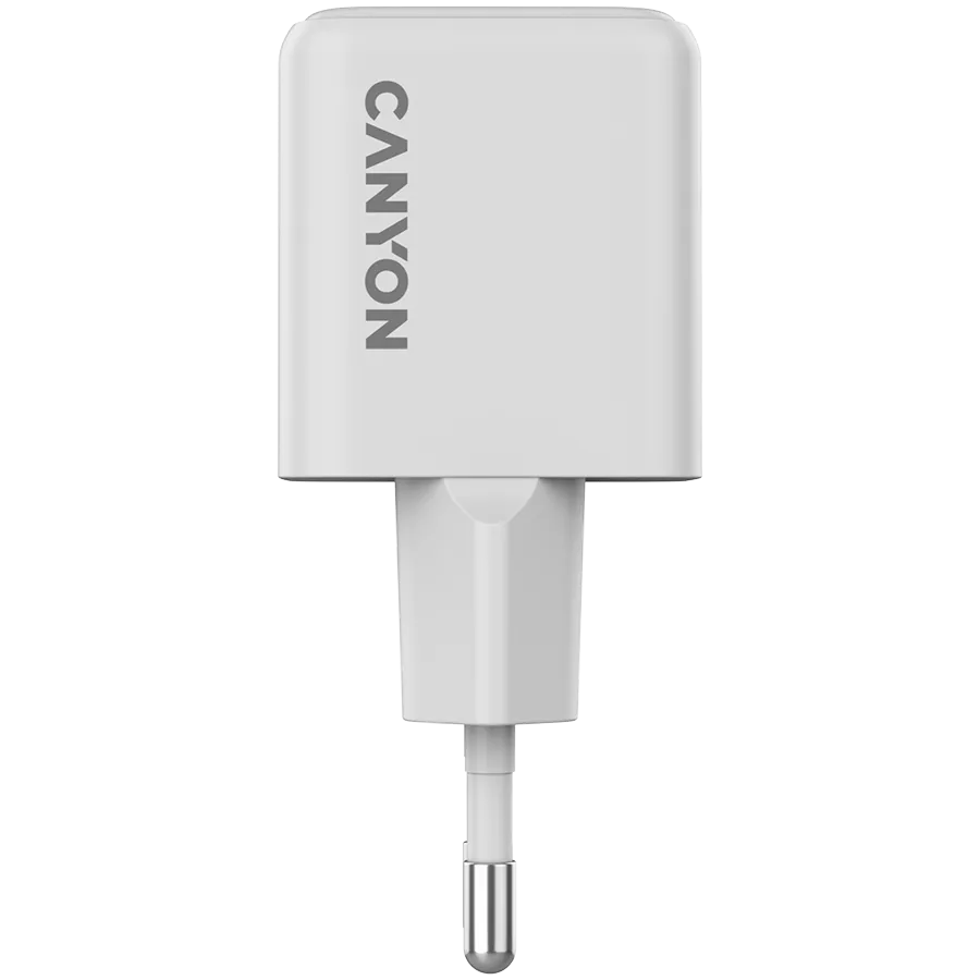 CANYON charger CU20AC GaN 20W 1xPD 1xQC EU White Slika 5