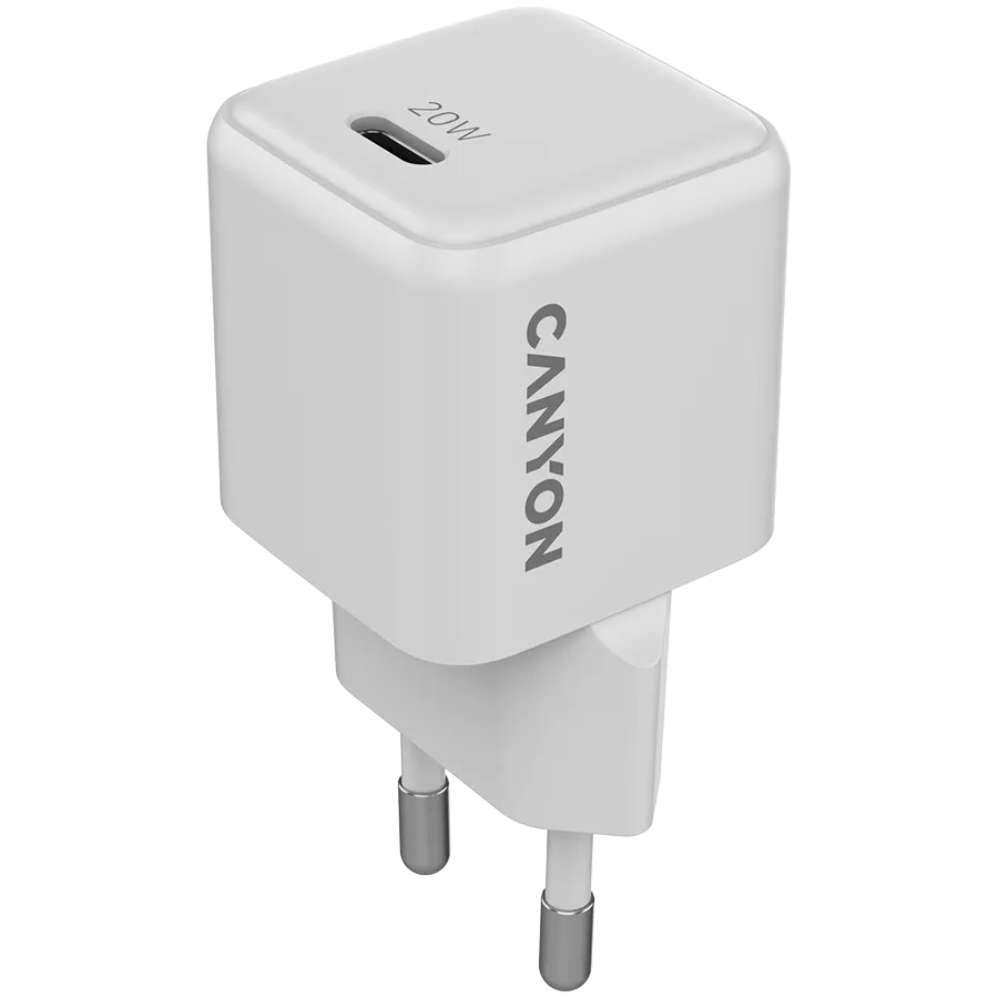 CANYON charger CU20C GaN 20W 1xPD EU White Slika 1