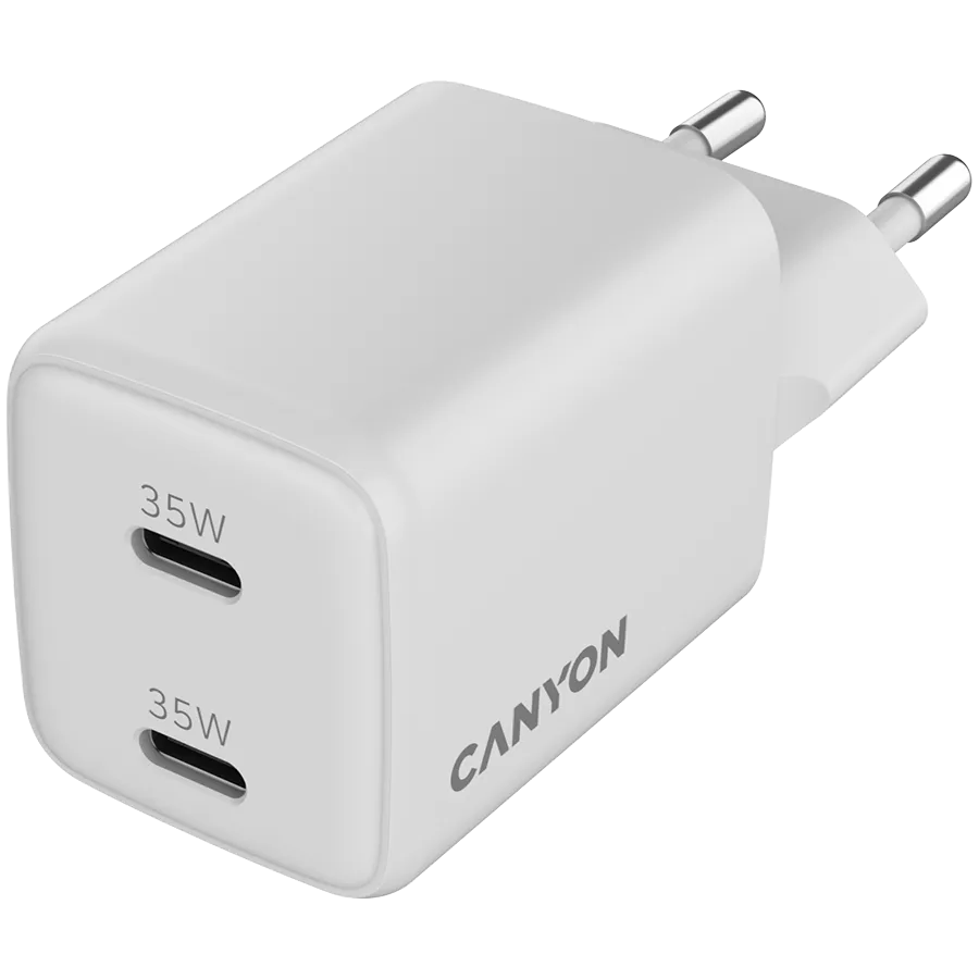 CANYON charger CU35CC GaN 35W 2xPD EU White Slika 3