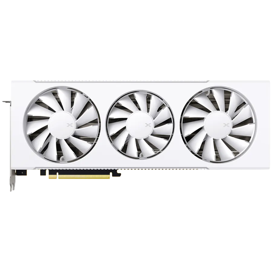 XFX Video Card Quicksilver AMD Radeon RX 7800 XT Magnetic Air Gaming Graphics Card Arctic White Slika 1