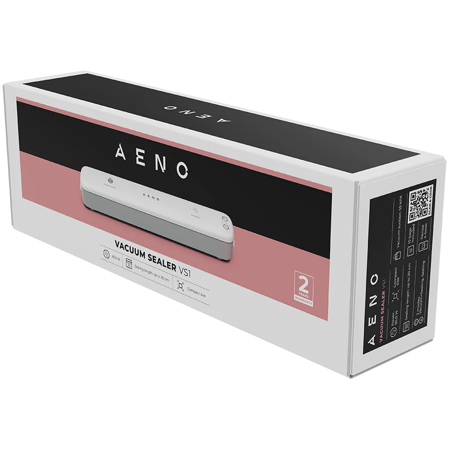 AENO Vacuum sealer VS1: 85W, 65kPa, 2 modes: Vac+Seal, Seal, Compact size, Max Pocket Width 30 cm - Image 7