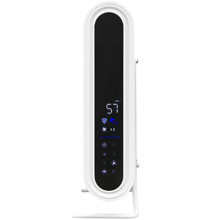 AENO Air Purifier AP2S, Wi-Fi, UV lamp, ionization, Tvoc sensor, CADR 420 m³/h, 50 m2, carbon filter + Hepa H13, wall mounting Slika 2