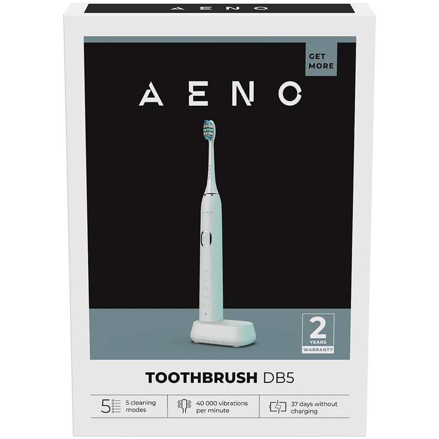 AENO Sonic Electric Toothbrush DB5: White, 5 modes, wireless charging, 46000rpm, 40 days without charging, IPX7 Slika 4