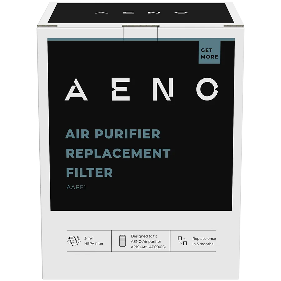 AENO Air Purifier AP1S, WiFi, UV lamp, CADR 450 m³/h, 60m2, carbon filter +Hepa H13 Slika 8