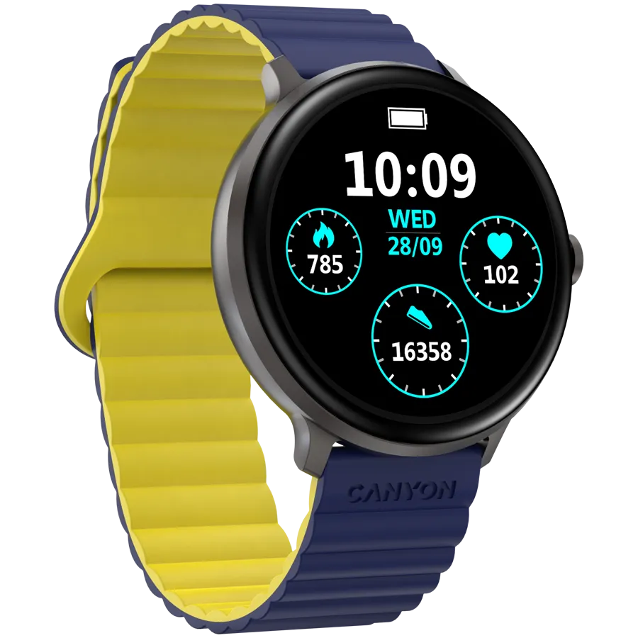 CANYON smart watch Jacky SW-69 Blue Yellow Slika 3