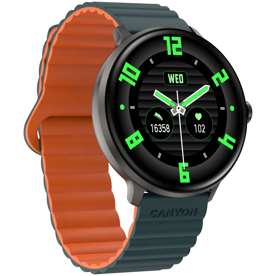 CANYON smart watch Jacky SW-69 Green Orange Slika 3