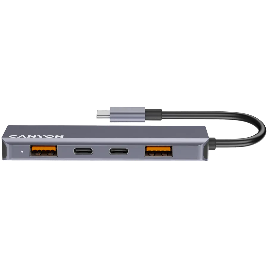 CANYON hub DS-18 5in1 USB-C Grey Slika 2