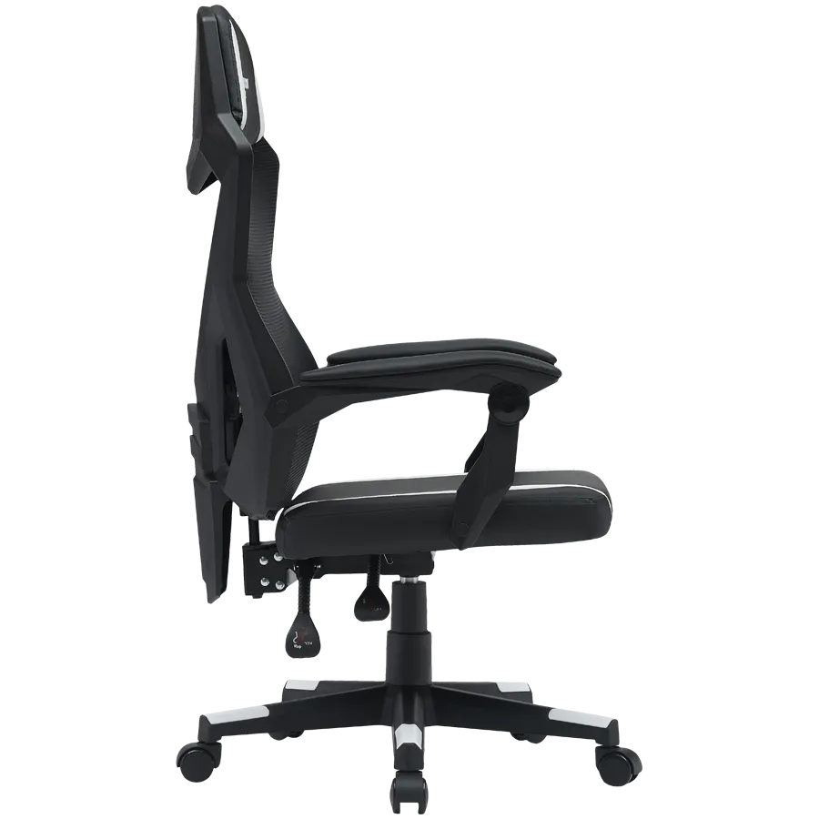 CANYON gaming chair Flow MCH01 Mesh Black White Slika 3