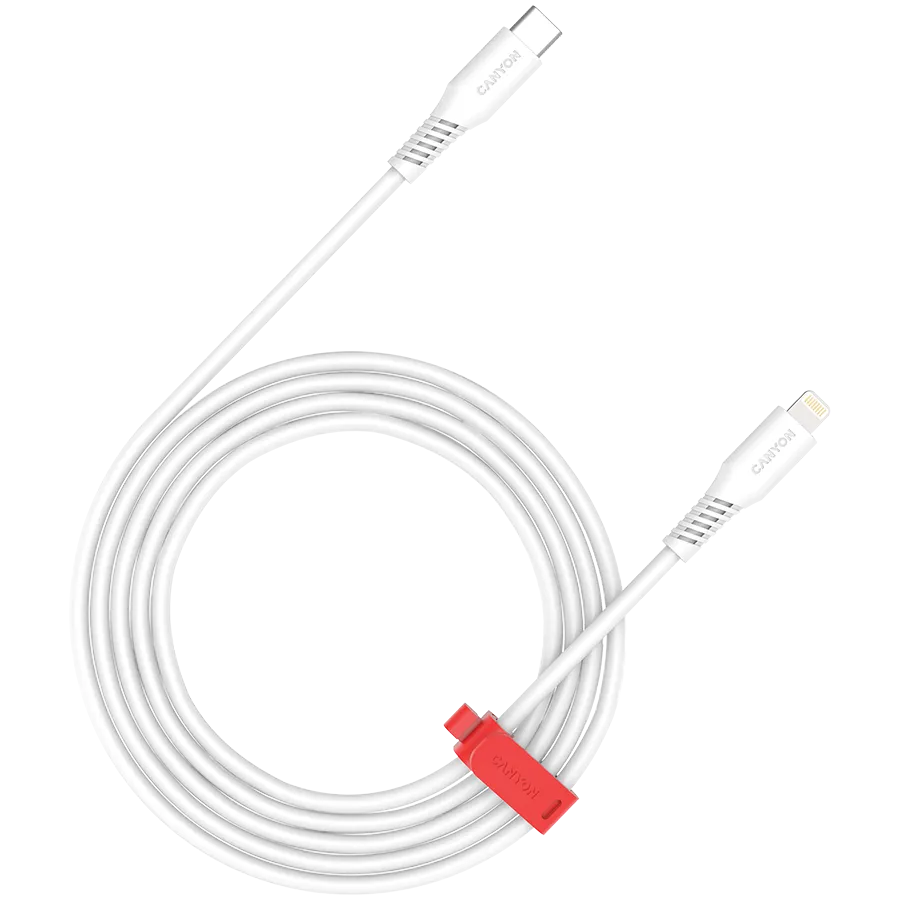 CANYON cable CLN30SC C-L 30W 2m White Slika 1