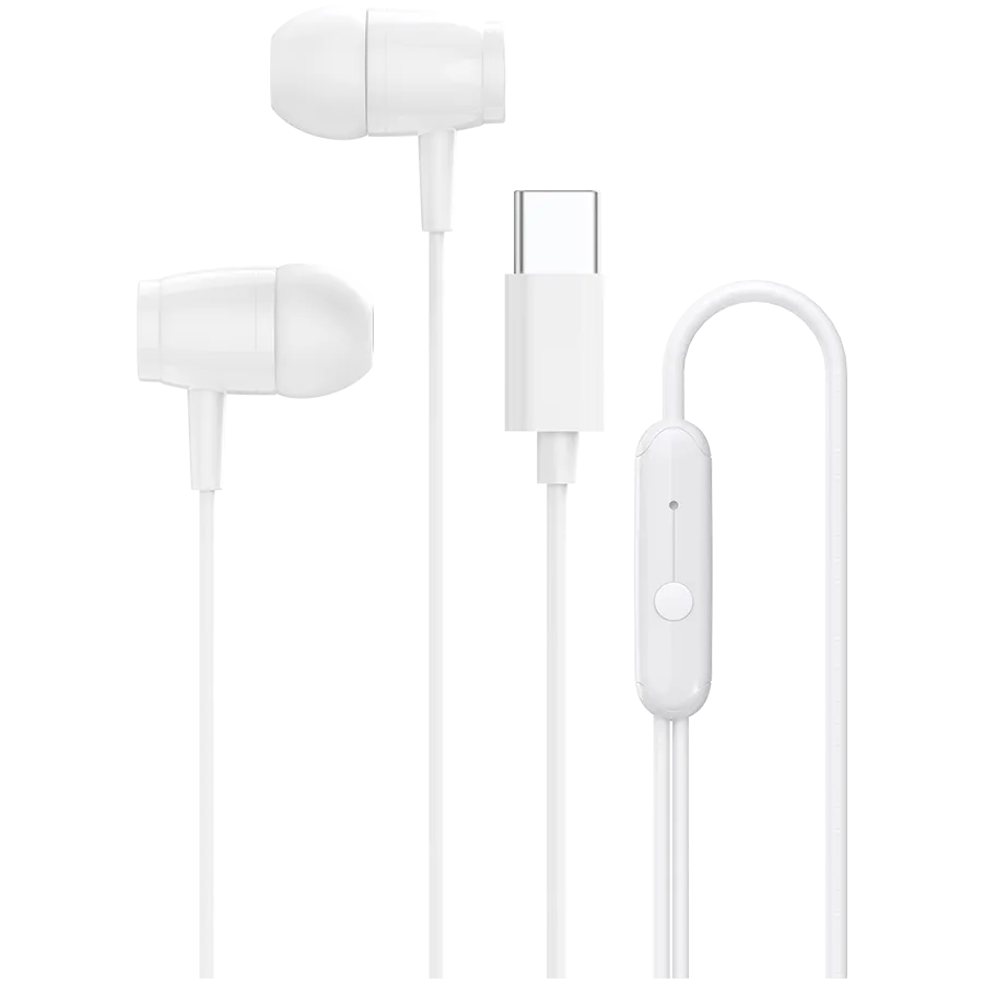 CANYON headphones SEP-5 TYPE-C White Slika 1