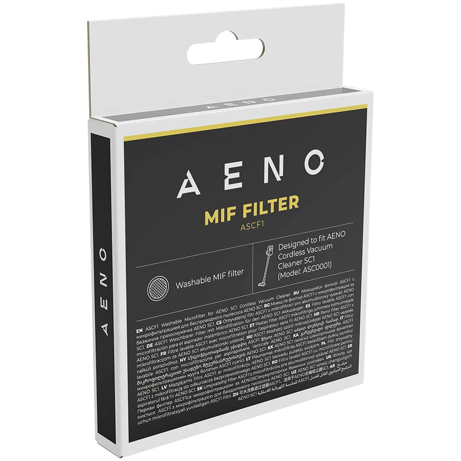 AENO Washable MIF filter for stick vacuum cleaner SC1 Slika 3