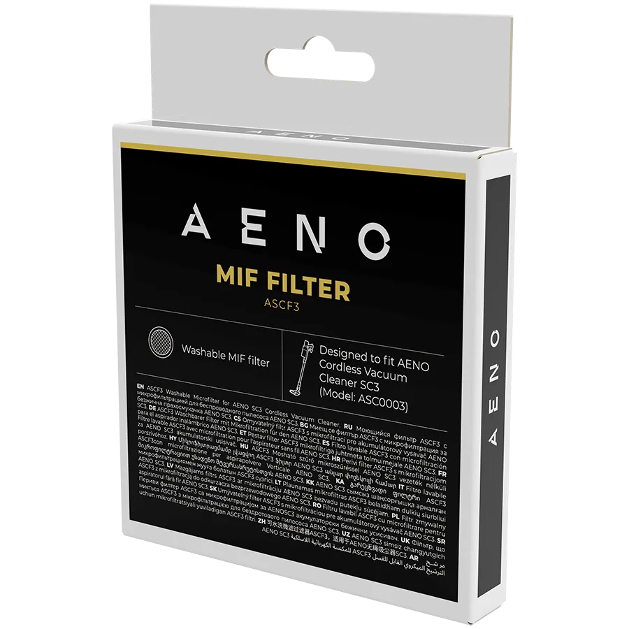 AENO Washable MIF filter for stick vacuum cleaner SC3 Slika 3