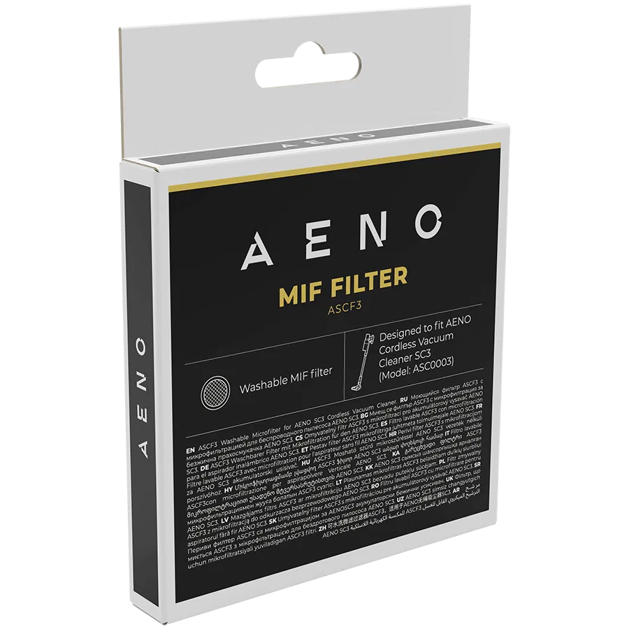 AENO Washable MIF filter for stick vacuum cleaner SC3 Slika 4