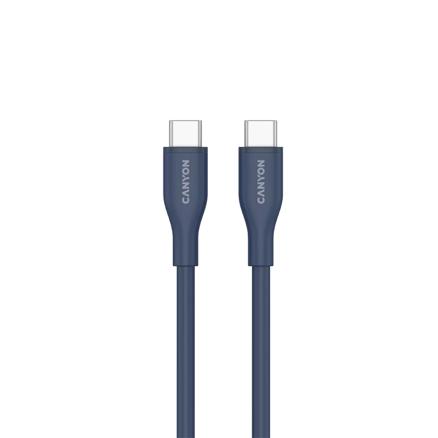 CANYON cable CC60SC10 C-C 60W 1m Silicon Dark blue Slika 2