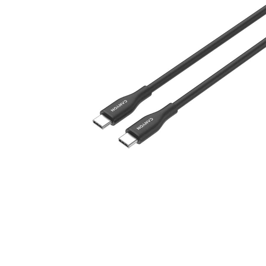 CANYON cable CC60SC10 C-C 60W 1m Silicon Black Slika 3